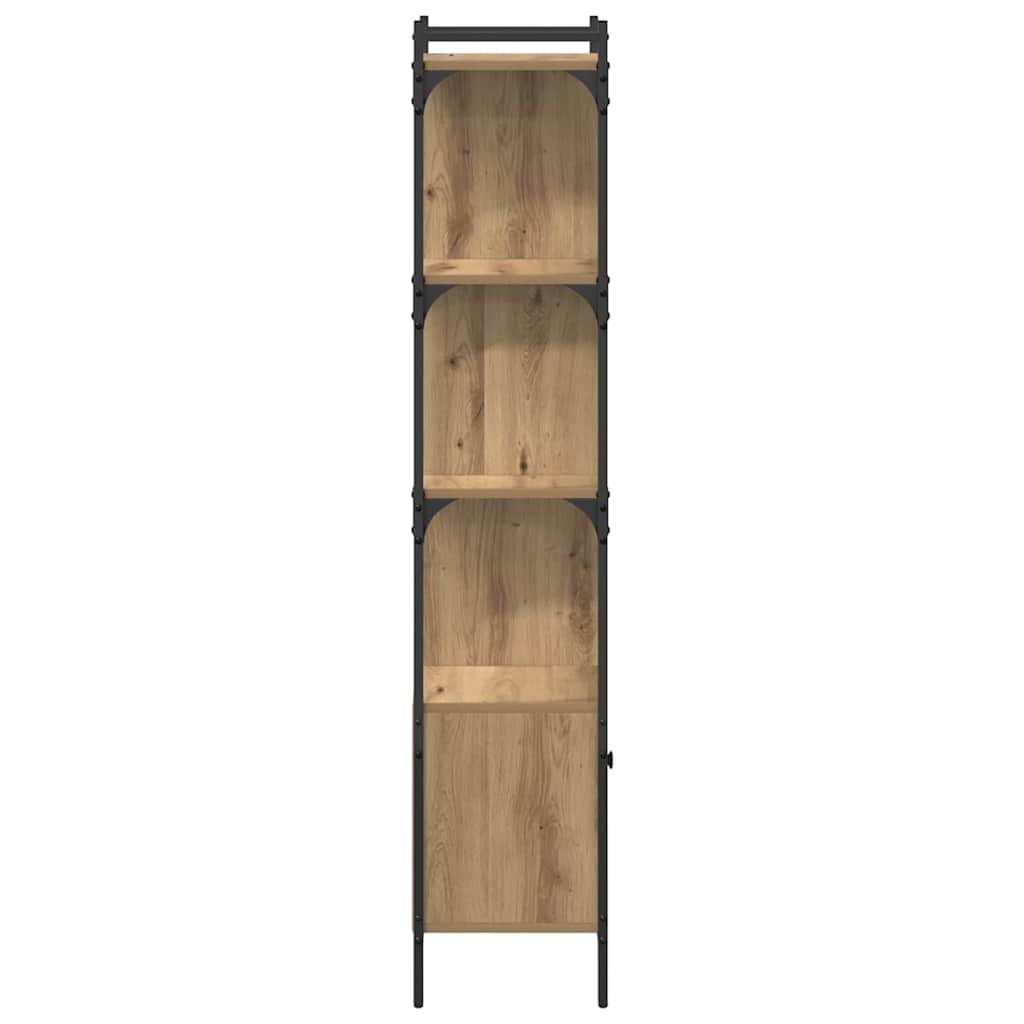 Boekenkast Artisan Eiken 44,5 x 30 x 154,5 cm Bewerkt hout is nu te koop bij PeponiXL, paradijselijk wonen!