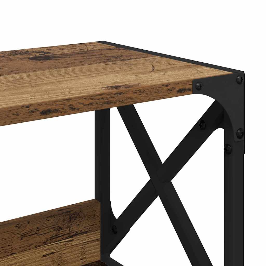 Printerstand Oud Hout 44 x 26 x 31,5 cm Bewerkt hout is nu te koop bij PeponiXL, paradijselijk wonen!