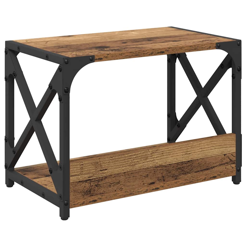 Printerstand Oud Hout 44 x 26 x 31,5 cm Bewerkt hout is nu te koop bij PeponiXL, paradijselijk wonen!