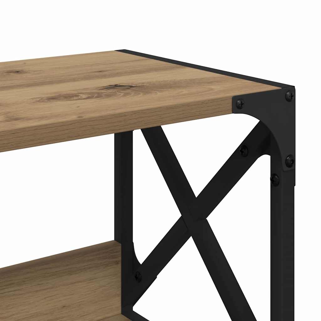 Printerstand Artisan Eiken 44 x 26 x 31,5 cm Bewerkt hout is nu te koop bij PeponiXL, paradijselijk wonen!