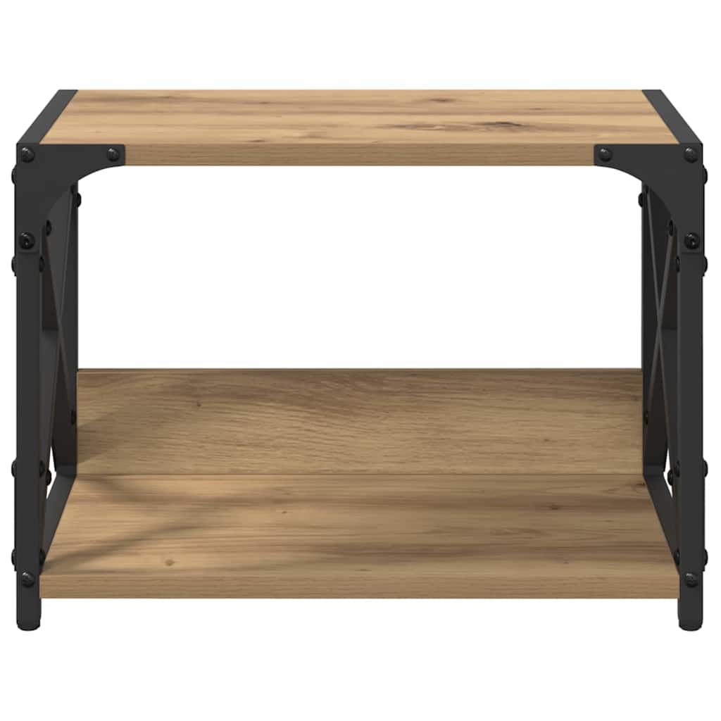 Printerstand Artisan Eiken 44 x 26 x 31,5 cm Bewerkt hout is nu te koop bij PeponiXL, paradijselijk wonen!