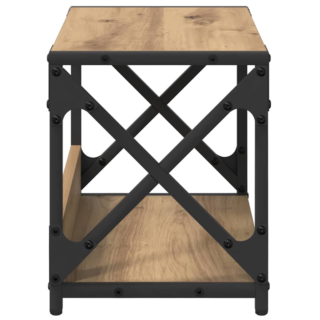 Printerstand Artisan Eiken 44 x 26 x 31,5 cm Bewerkt hout is nu te koop bij PeponiXL, paradijselijk wonen!