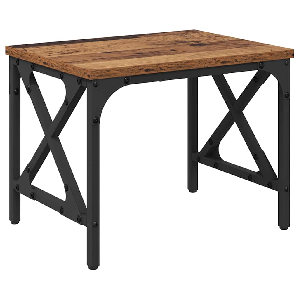 Printerstand Verstelbaar Oud Hout 40 x 30 x 31 cm Bewerkt hout is nu te koop bij PeponiXL, paradijselijk wonen!