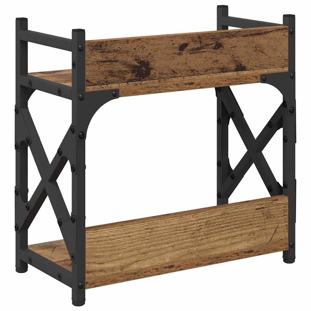 Printerstand Oud Hout 40 x 20 x 40 cm Bewerkt hout is nu te koop bij PeponiXL, paradijselijk wonen!