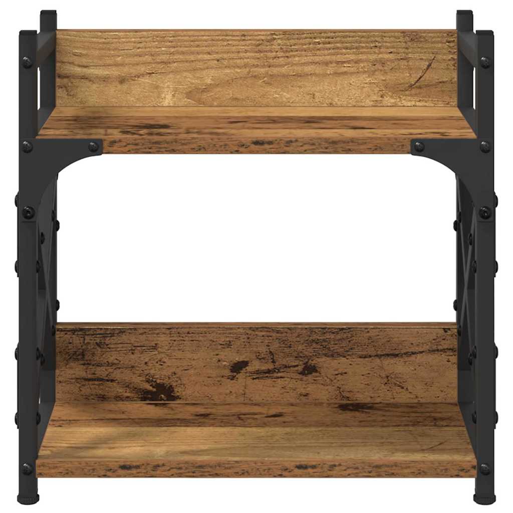 Printerstand Oud Hout 40 x 20 x 40 cm Bewerkt hout is nu te koop bij PeponiXL, paradijselijk wonen!