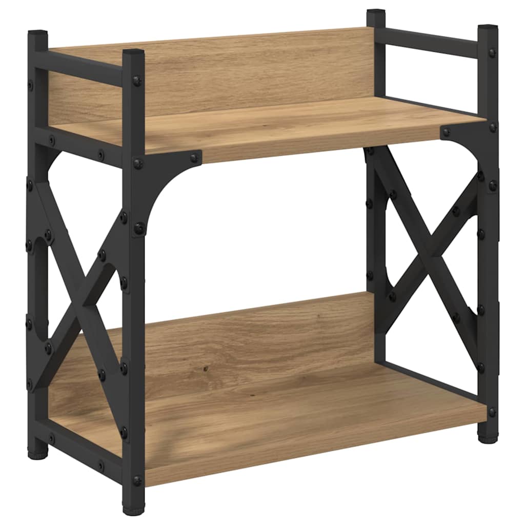 Printerstand Artisan Eiken 40 x 20 x 40 cm Bewerkt hout is nu te koop bij PeponiXL, paradijselijk wonen!