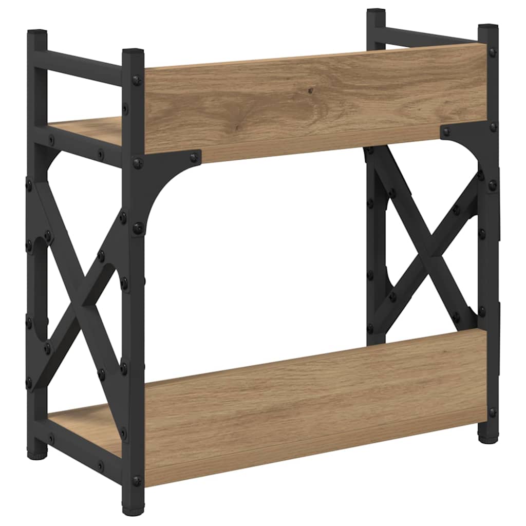 Printerstand Artisan Eiken 40 x 20 x 40 cm Bewerkt hout is nu te koop bij PeponiXL, paradijselijk wonen!