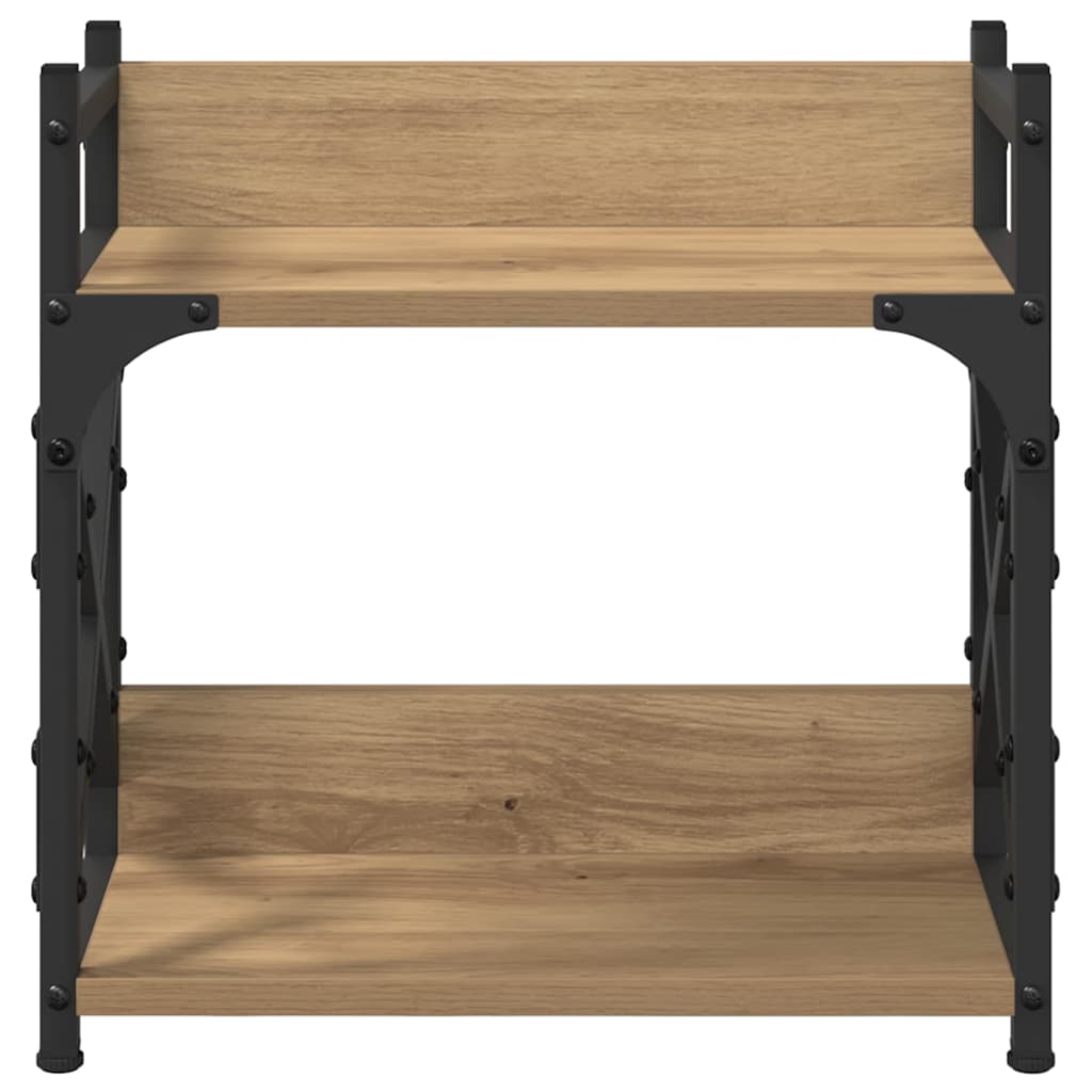 Printerstand Artisan Eiken 40 x 20 x 40 cm Bewerkt hout is nu te koop bij PeponiXL, paradijselijk wonen!