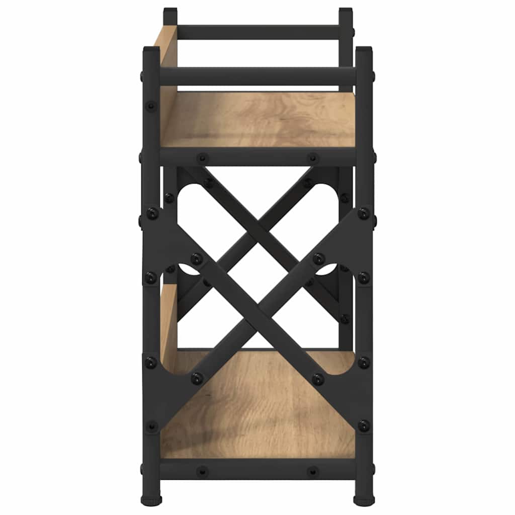 Printerstand Artisan Eiken 40 x 20 x 40 cm Bewerkt hout is nu te koop bij PeponiXL, paradijselijk wonen!