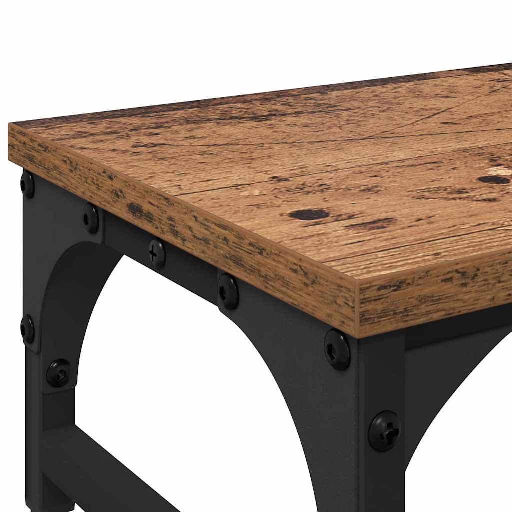 Monitor Stand Oud Hout 105 x 23 x 15,5 cm Bewerkt hout is nu te koop bij PeponiXL, paradijselijk wonen!