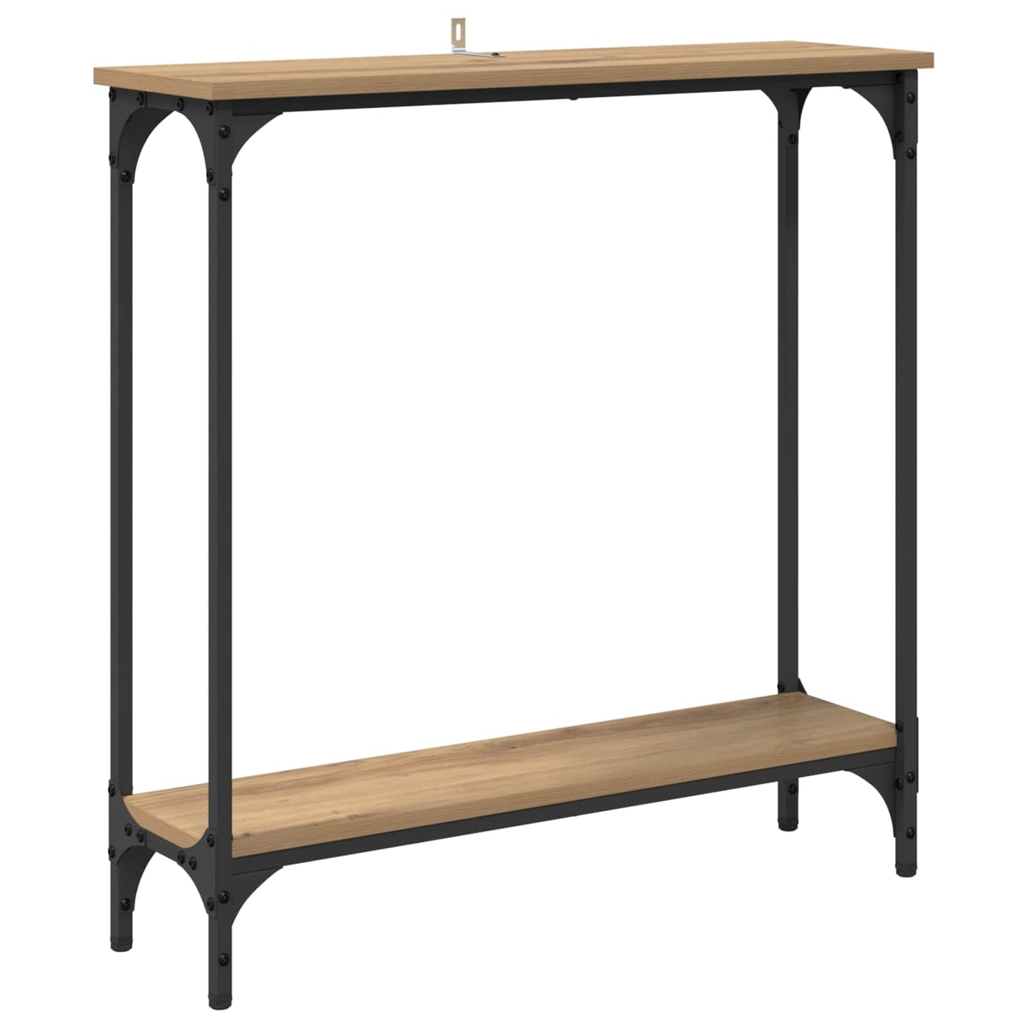 Wandtafel Artisan Eiken 75 x 22,5 x 75 cm Bewerkt hout is nu te koop bij PeponiXL, paradijselijk wonen!
