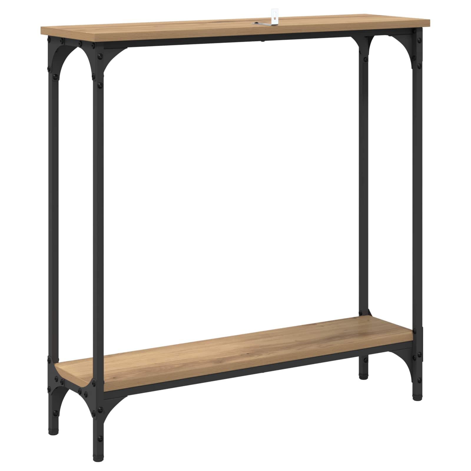 Wandtafel Artisan Eiken 75 x 22,5 x 75 cm Bewerkt hout is nu te koop bij PeponiXL, paradijselijk wonen!
