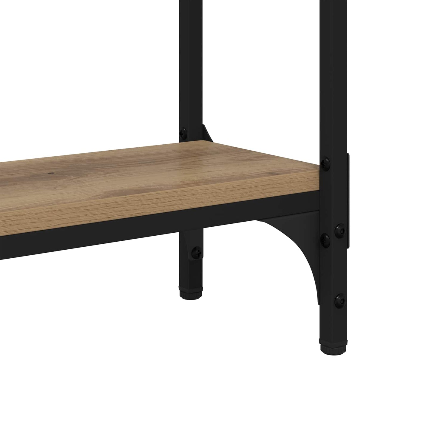 Wandtafel Artisan Eiken 75 x 22,5 x 75 cm Bewerkt hout is nu te koop bij PeponiXL, paradijselijk wonen!