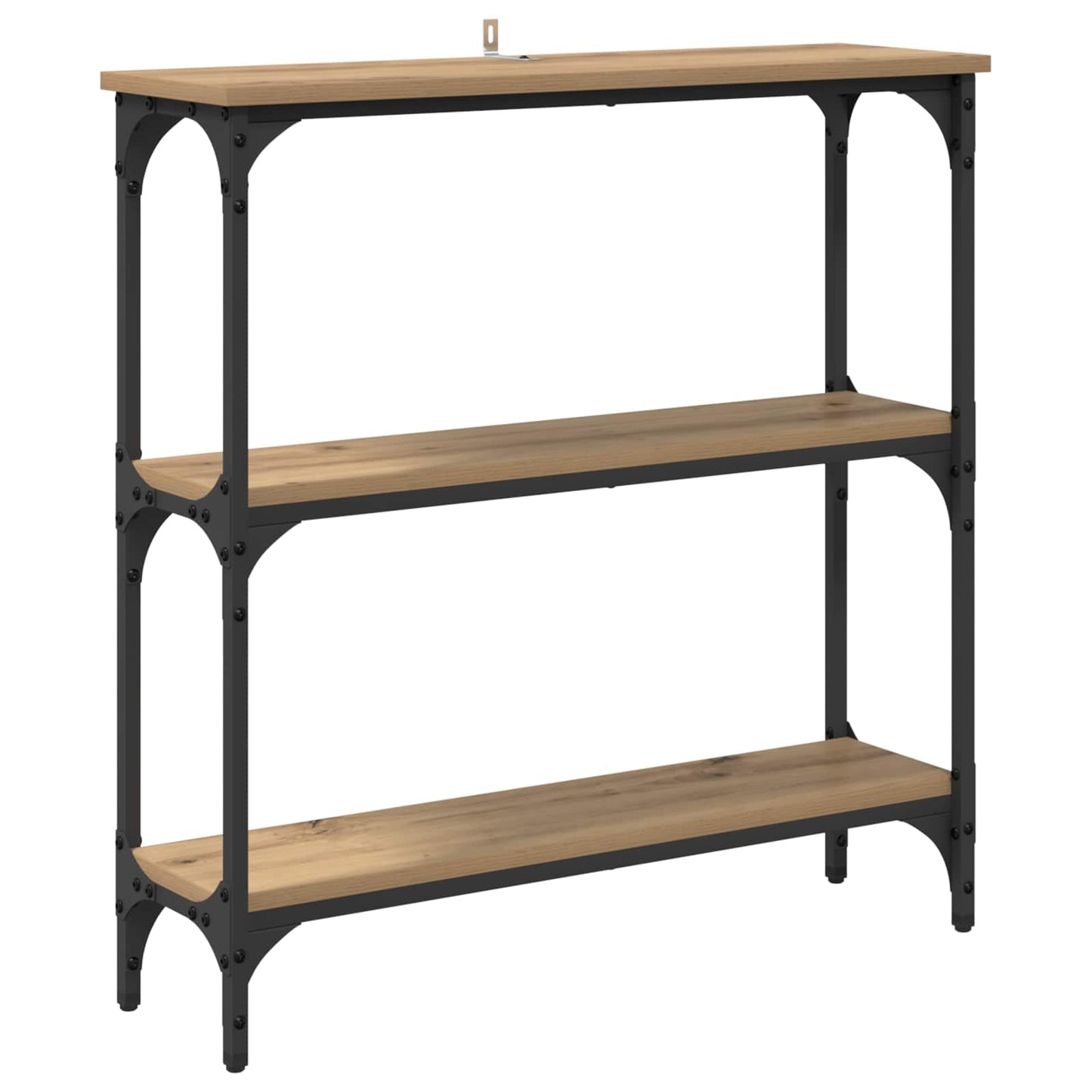 Wandtafel Artisan Eiken 75 x 22,5 x 75 cm Bewerkt hout is nu te koop bij PeponiXL, paradijselijk wonen!
