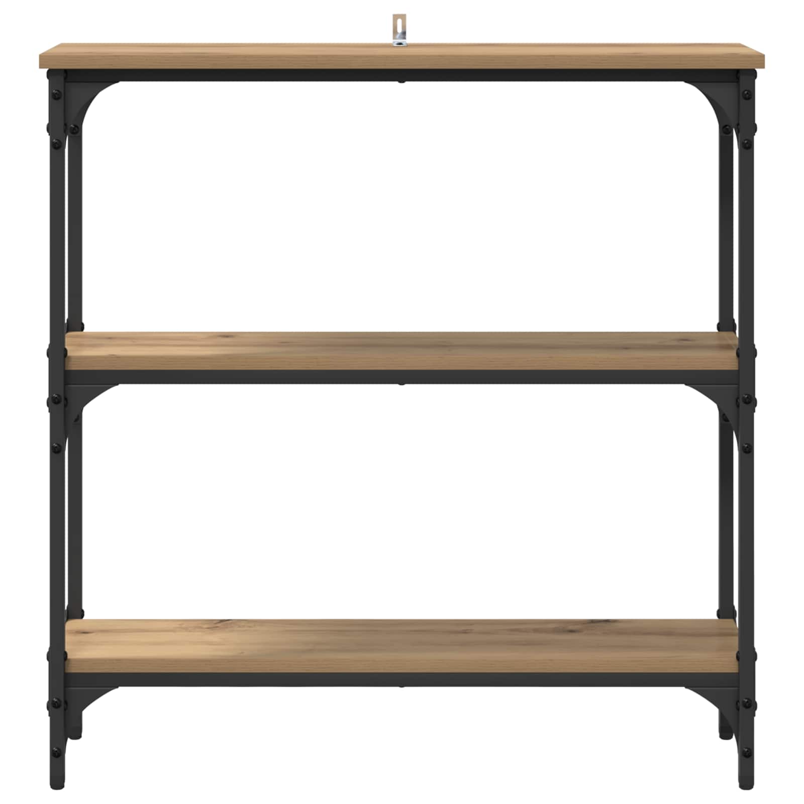 Wandtafel Artisan Eiken 75 x 22,5 x 75 cm Bewerkt hout is nu te koop bij PeponiXL, paradijselijk wonen!