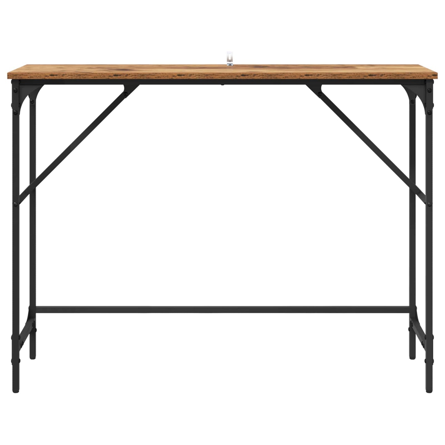 Wandtafel Oudhout 100 x 32 x 75 cm Bewerkt hout is nu te koop bij PeponiXL, paradijselijk wonen!
