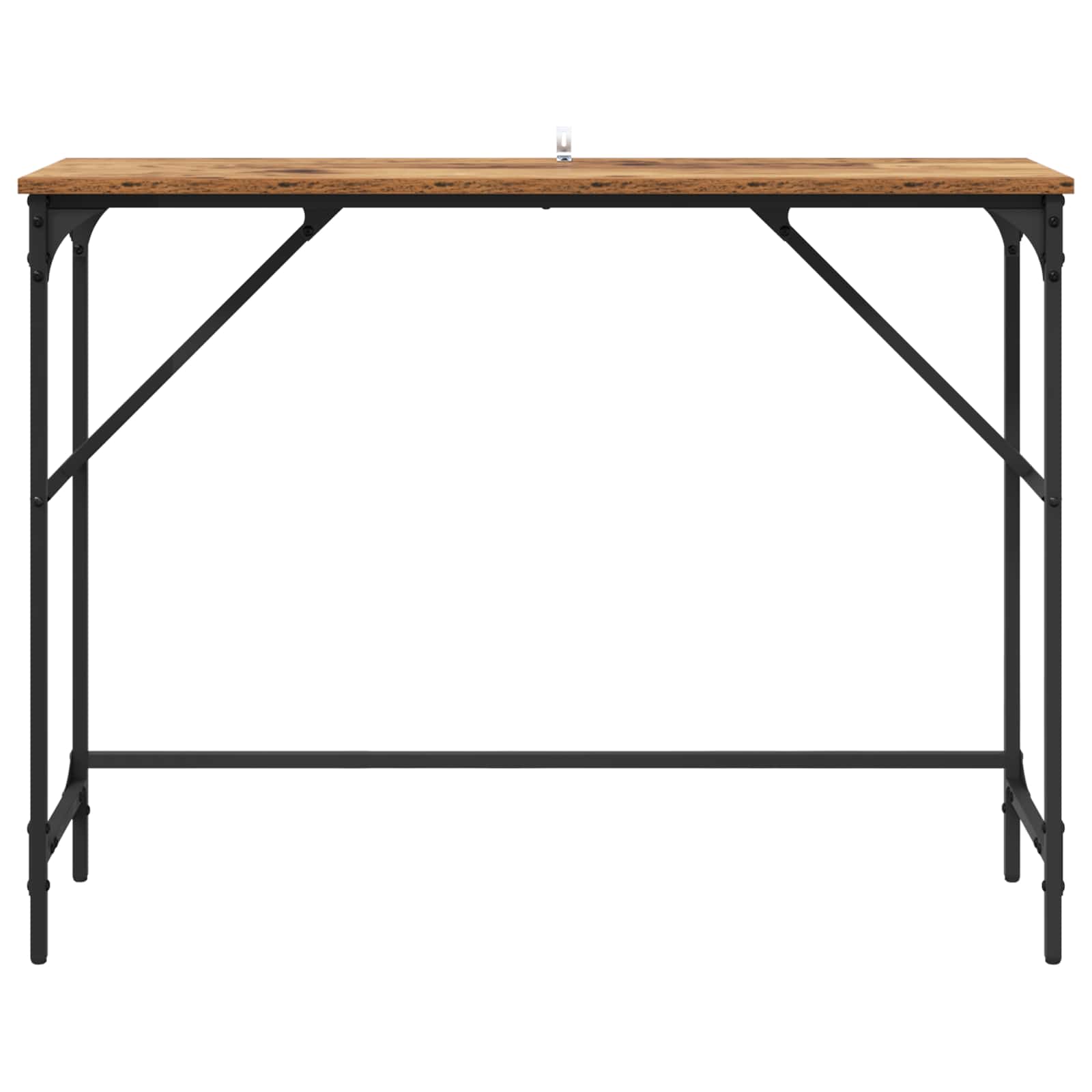 Wandtafel Oudhout 100 x 32 x 75 cm Bewerkt hout is nu te koop bij PeponiXL, paradijselijk wonen!