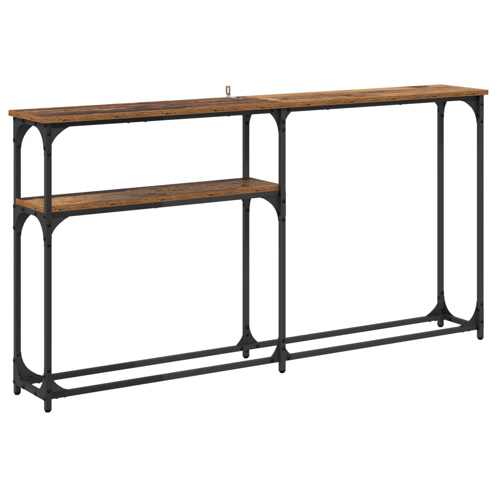 Consoletafel Oud hout 145x22.5x75cm Bewerkt hout is nu te koop bij PeponiXL, paradijselijk wonen!