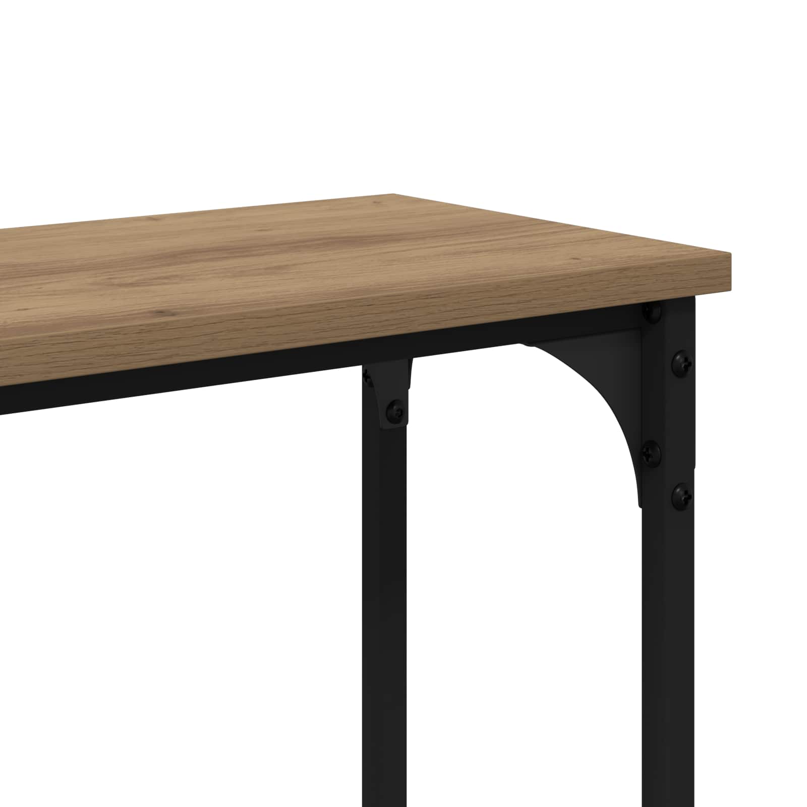 Consoletafel Artisan Eiken 145 x 22,5 x 75 cm Bewerkt hout is nu te koop bij PeponiXL, paradijselijk wonen!