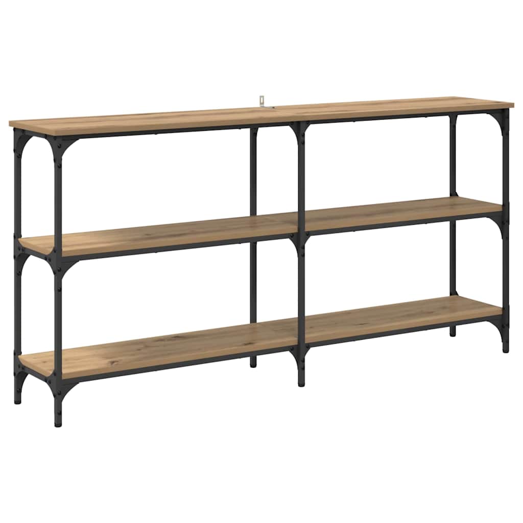 Wandtafel Artisan Eiken 150 x 29 x 75 cm Geperst Hout en Metaal is nu te koop bij PeponiXL, paradijselijk wonen!