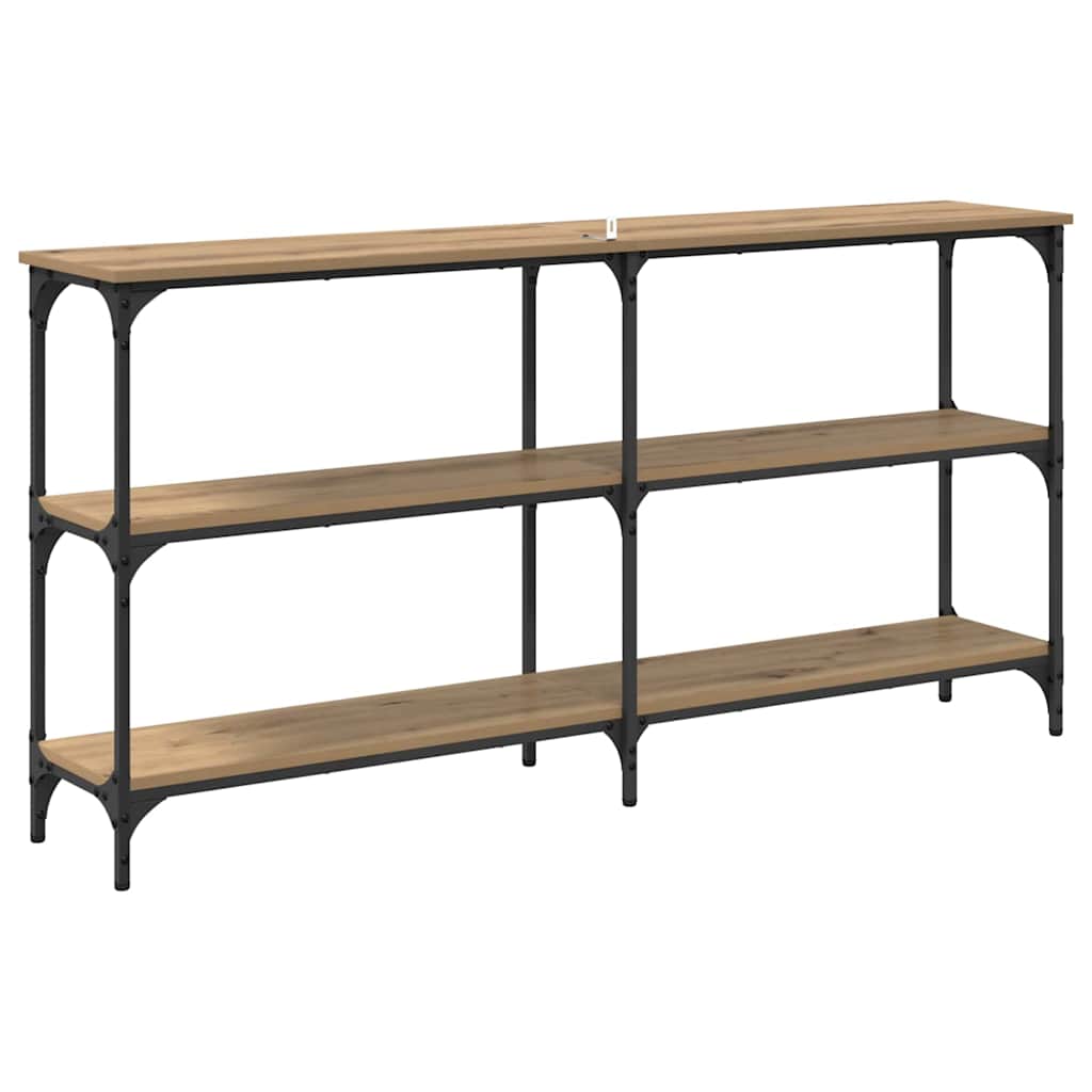 Wandtafel Artisan Eiken 150 x 29 x 75 cm Geperst Hout en Metaal is nu te koop bij PeponiXL, paradijselijk wonen!