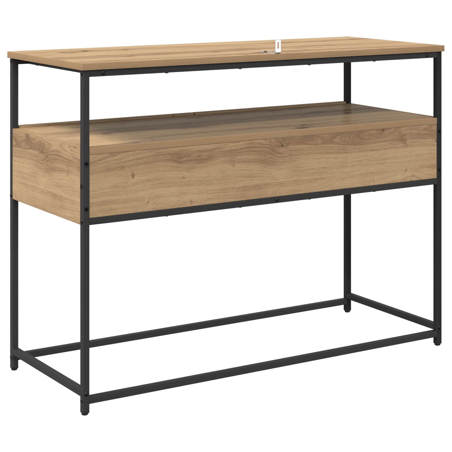Wandtafel Artisan Eiken 100 x 40 x 75 cm Bewerkt hout is nu te koop bij PeponiXL, paradijselijk wonen!