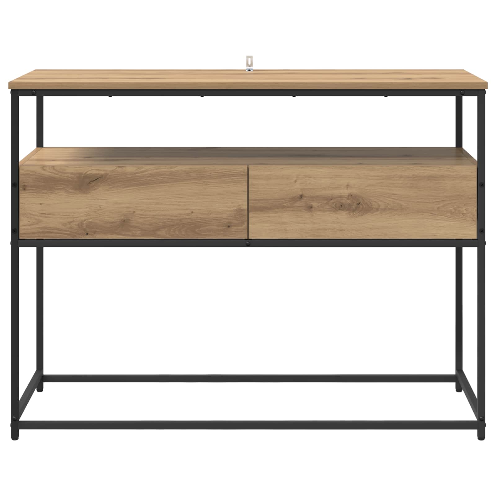 Wandtafel Artisan Eiken 100 x 40 x 75 cm Bewerkt hout is nu te koop bij PeponiXL, paradijselijk wonen!