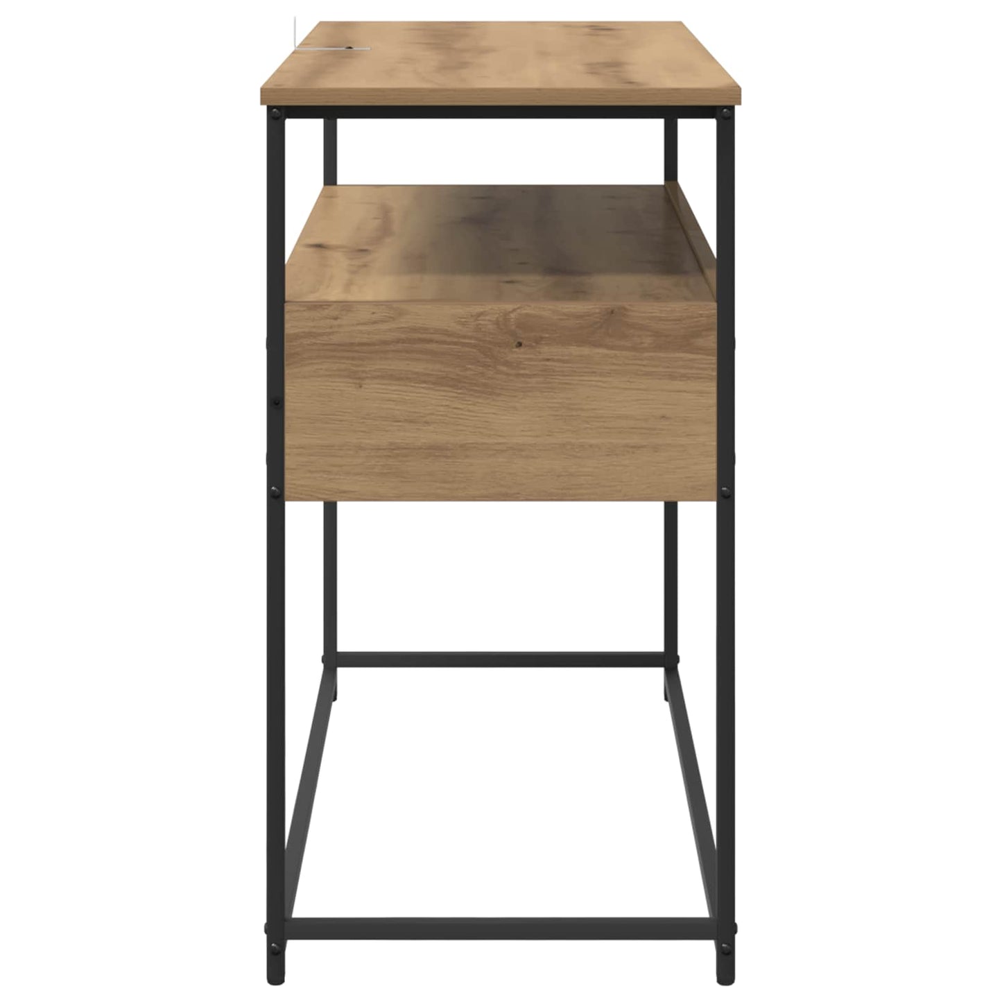 Wandtafel Artisan Eiken 100 x 40 x 75 cm Bewerkt hout is nu te koop bij PeponiXL, paradijselijk wonen!