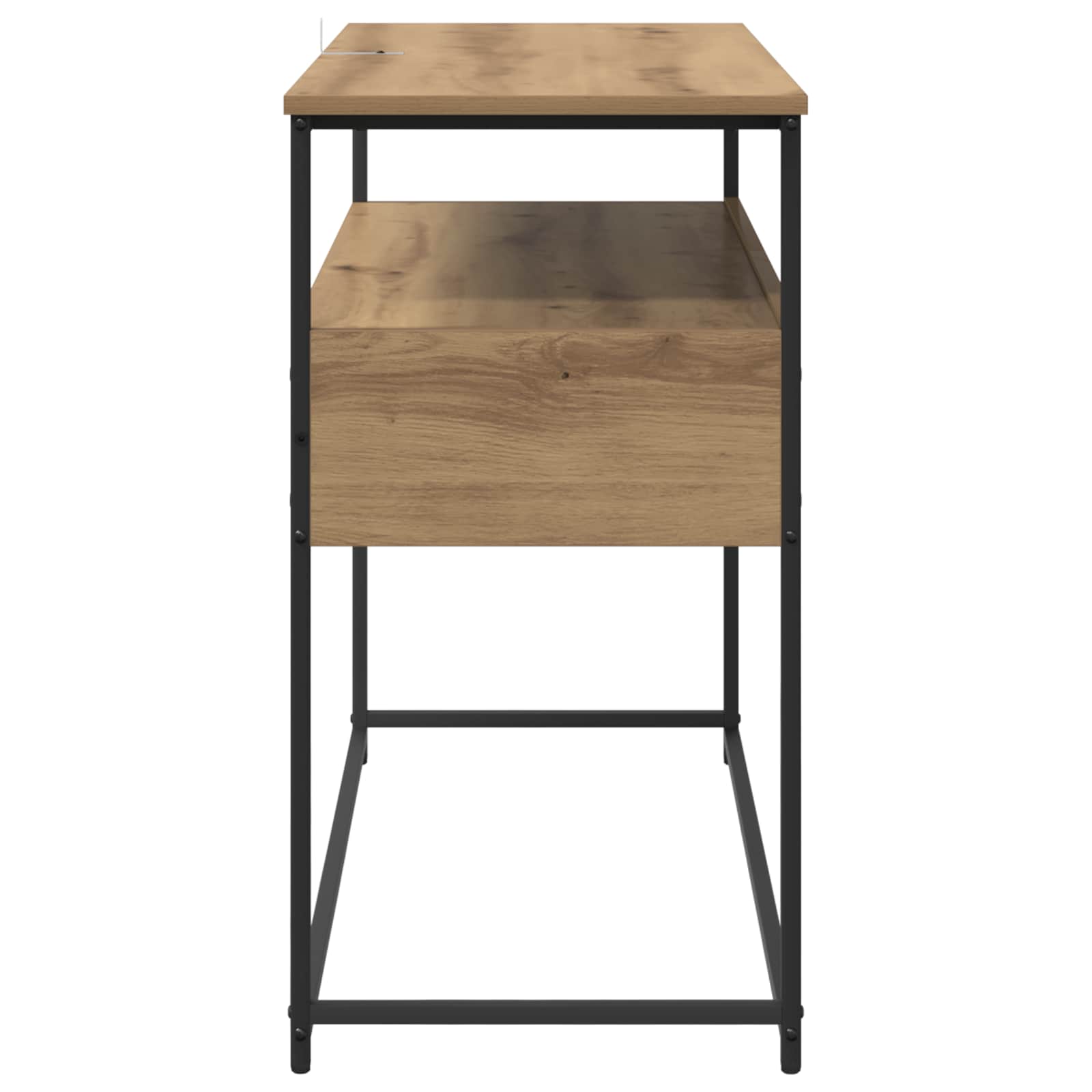Wandtafel Artisan Eiken 100 x 40 x 75 cm Bewerkt hout is nu te koop bij PeponiXL, paradijselijk wonen!