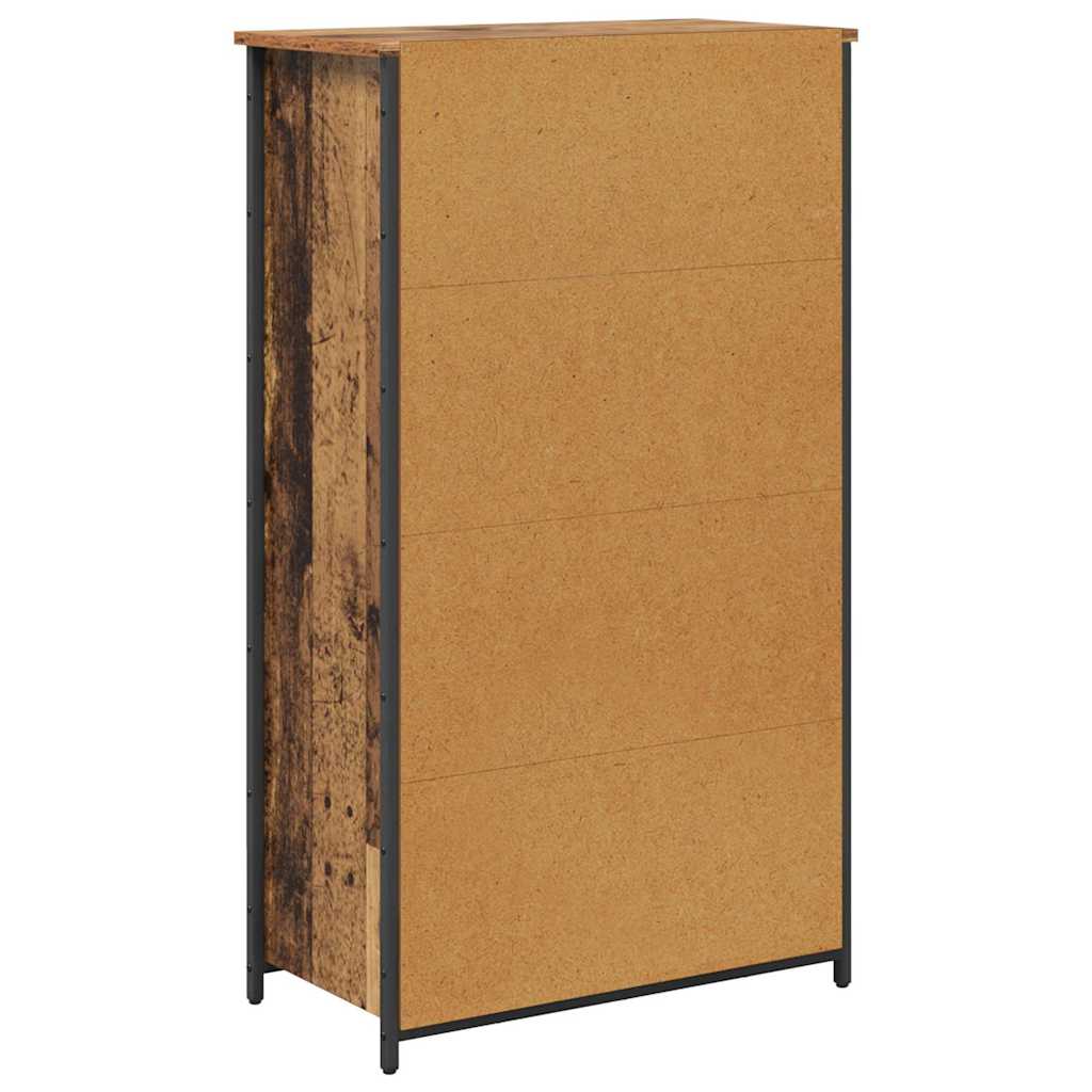 Highboard Oud Hout 62 x 32 x 106,5 cm Bewerkt hout is nu te koop bij PeponiXL, paradijselijk wonen!