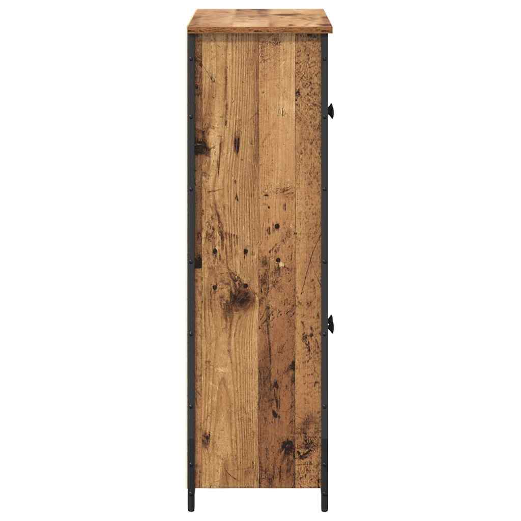 Highboard Oud Hout 62 x 32 x 106,5 cm Bewerkt hout is nu te koop bij PeponiXL, paradijselijk wonen!
