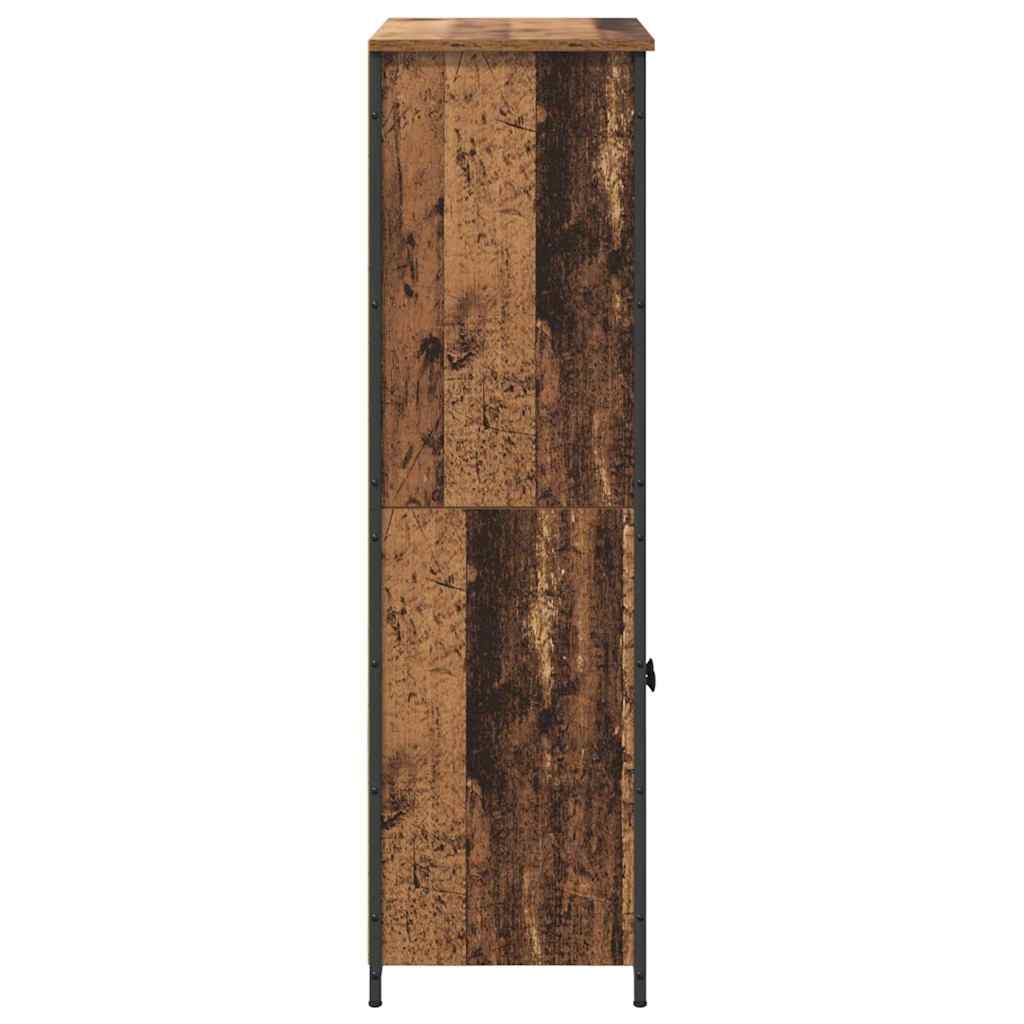 Highboard Oud Hout 62 x 36 x 121,5 cm Bewerkt hout is nu te koop bij PeponiXL, paradijselijk wonen!
