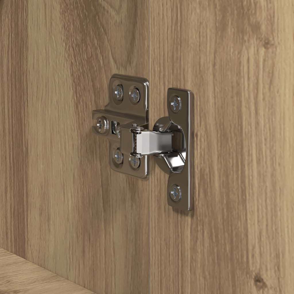 Highboard Artisan Eiken 62 x 36 x 121,5 cm Bewerkt hout is nu te koop bij PeponiXL, paradijselijk wonen!