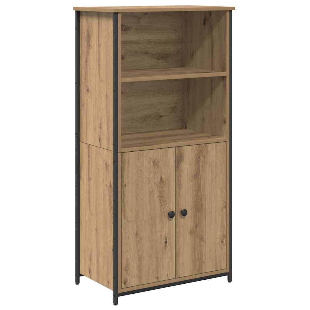 Highboard Artisan Eiken 62 x 36 x 121,5 cm Bewerkt hout is nu te koop bij PeponiXL, paradijselijk wonen!