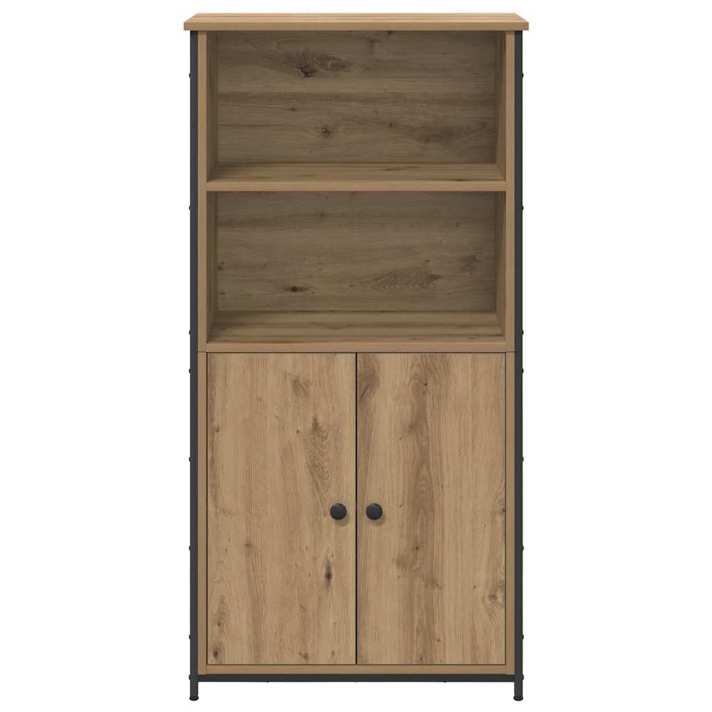 Highboard Artisan Eiken 62 x 36 x 121,5 cm Bewerkt hout is nu te koop bij PeponiXL, paradijselijk wonen!