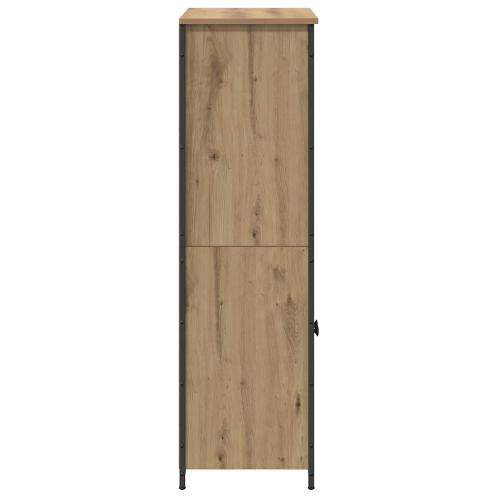 Highboard Artisan Eiken 62 x 36 x 121,5 cm Bewerkt hout is nu te koop bij PeponiXL, paradijselijk wonen!