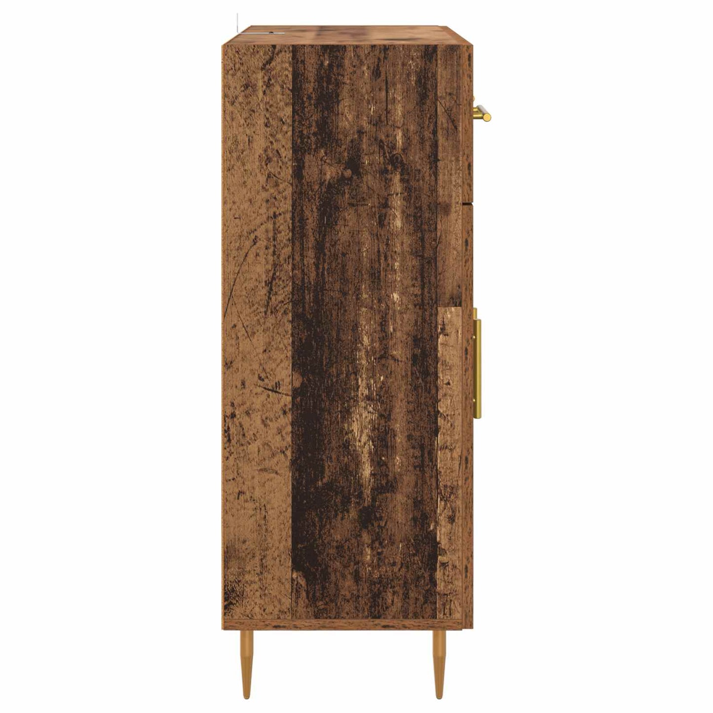 Dressoir met lade Oud Hout 69,5 x 34 x 90 cm Bewerkt hout is nu te koop bij PeponiXL, paradijselijk wonen!