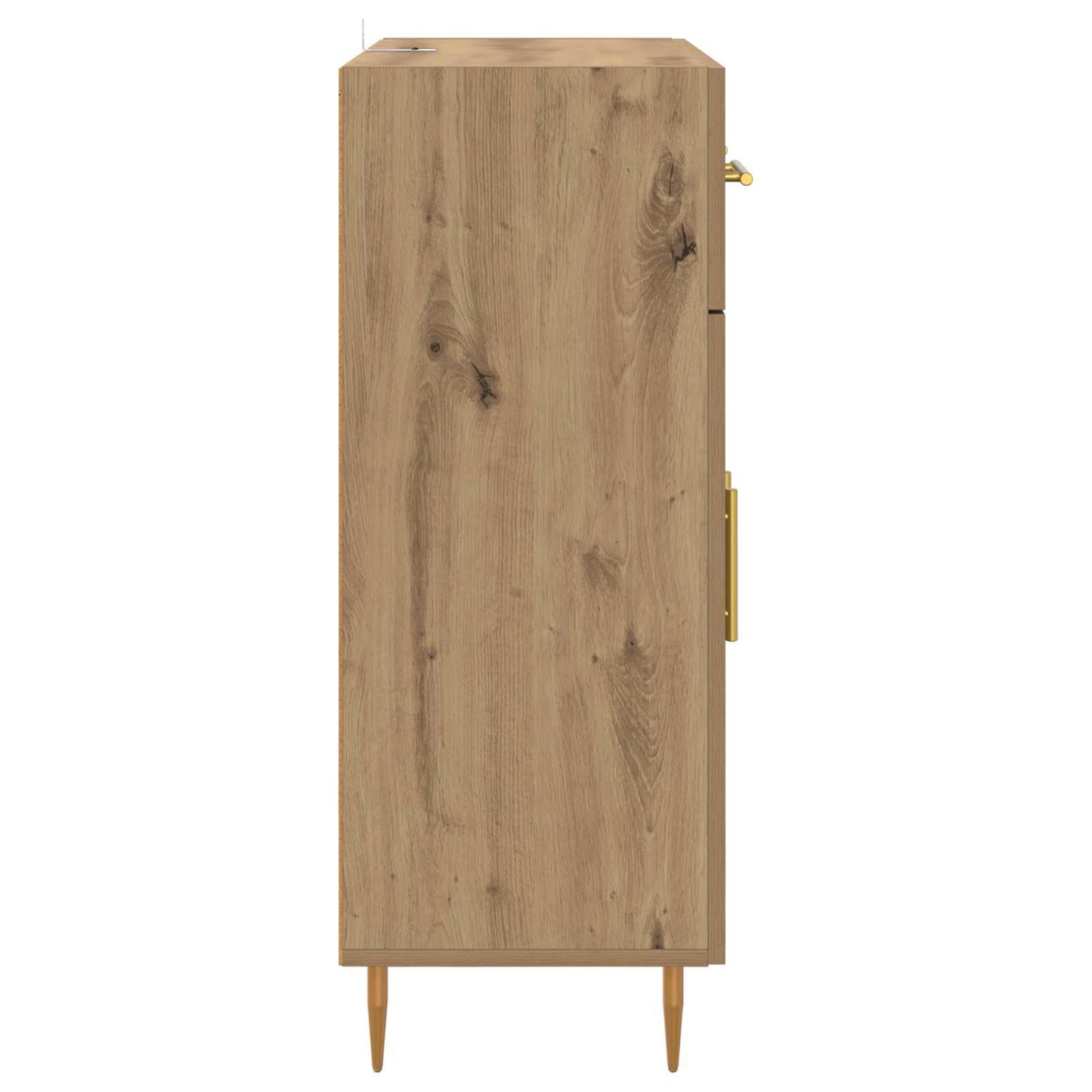 Dressoir met lade Artisan Eiken 69,5 x 34 x 90 cm Bewerkt hout is nu te koop bij PeponiXL, paradijselijk wonen!