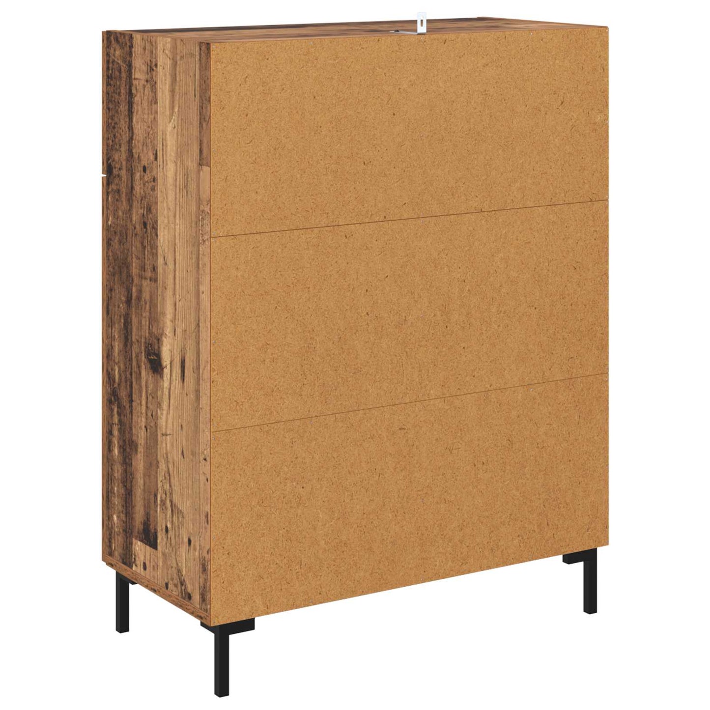 Dressoir met lade Oudhout 69,5 x 34 x 90 cm Bewerkt hout is nu te koop bij PeponiXL, paradijselijk wonen!
