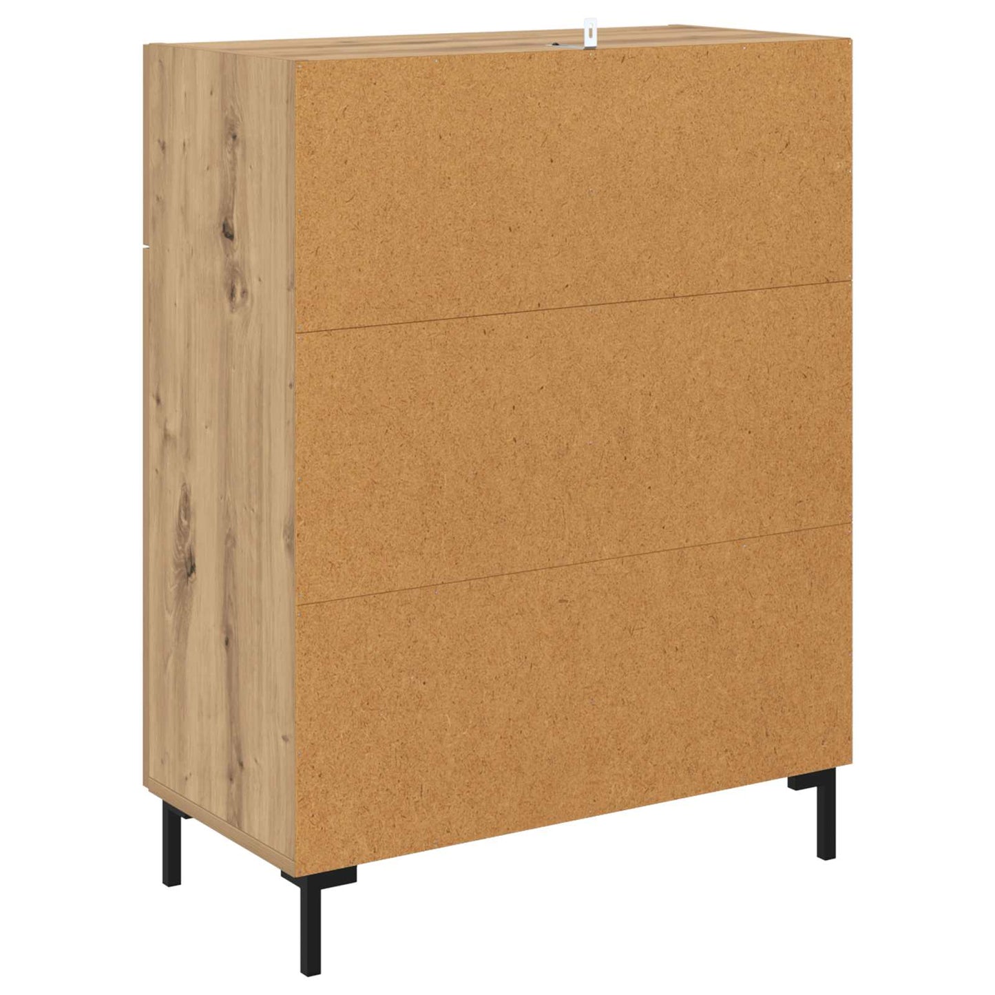 Dressoir met lade Artisan Eiken 69,5 x 34 x 90 cm Bewerkt hout is nu te koop bij PeponiXL, paradijselijk wonen!