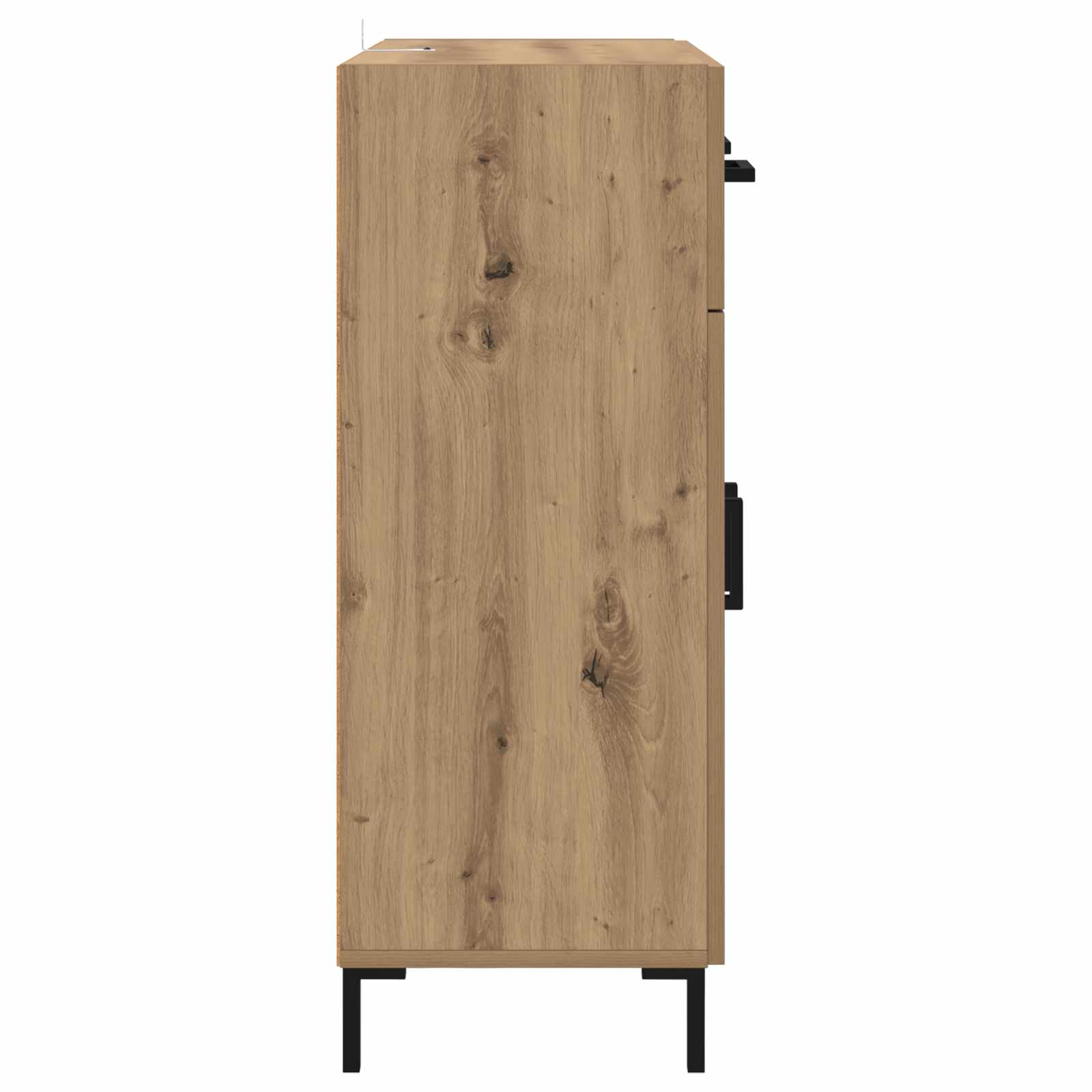Dressoir met lade Artisan Eiken 69,5 x 34 x 90 cm Bewerkt hout is nu te koop bij PeponiXL, paradijselijk wonen!
