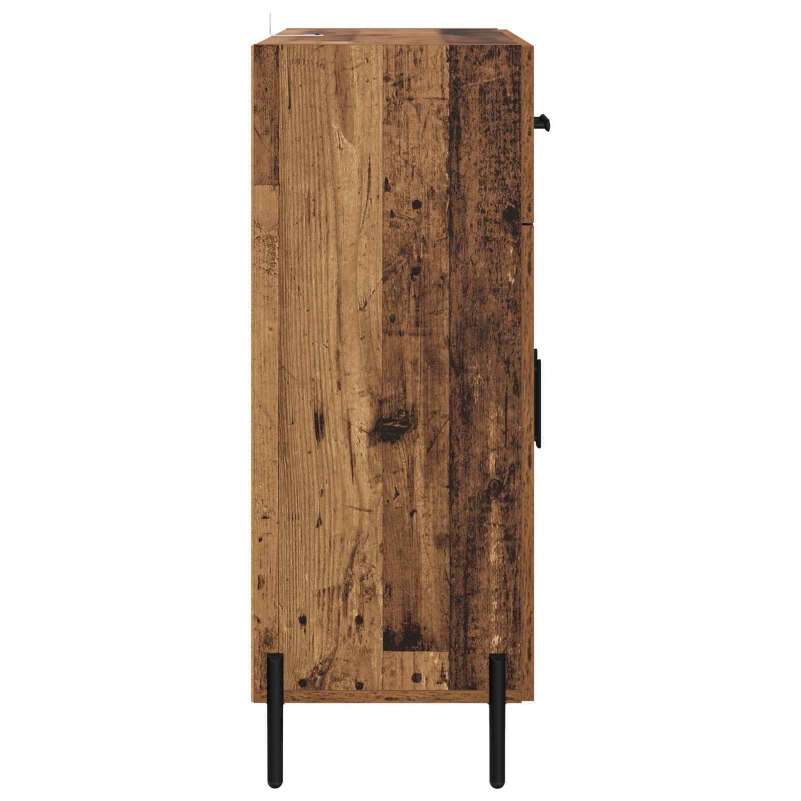 Dressoir met lade Oud Hout 69,5 x 34 x 90 cm Bewerkt hout is nu te koop bij PeponiXL, paradijselijk wonen!