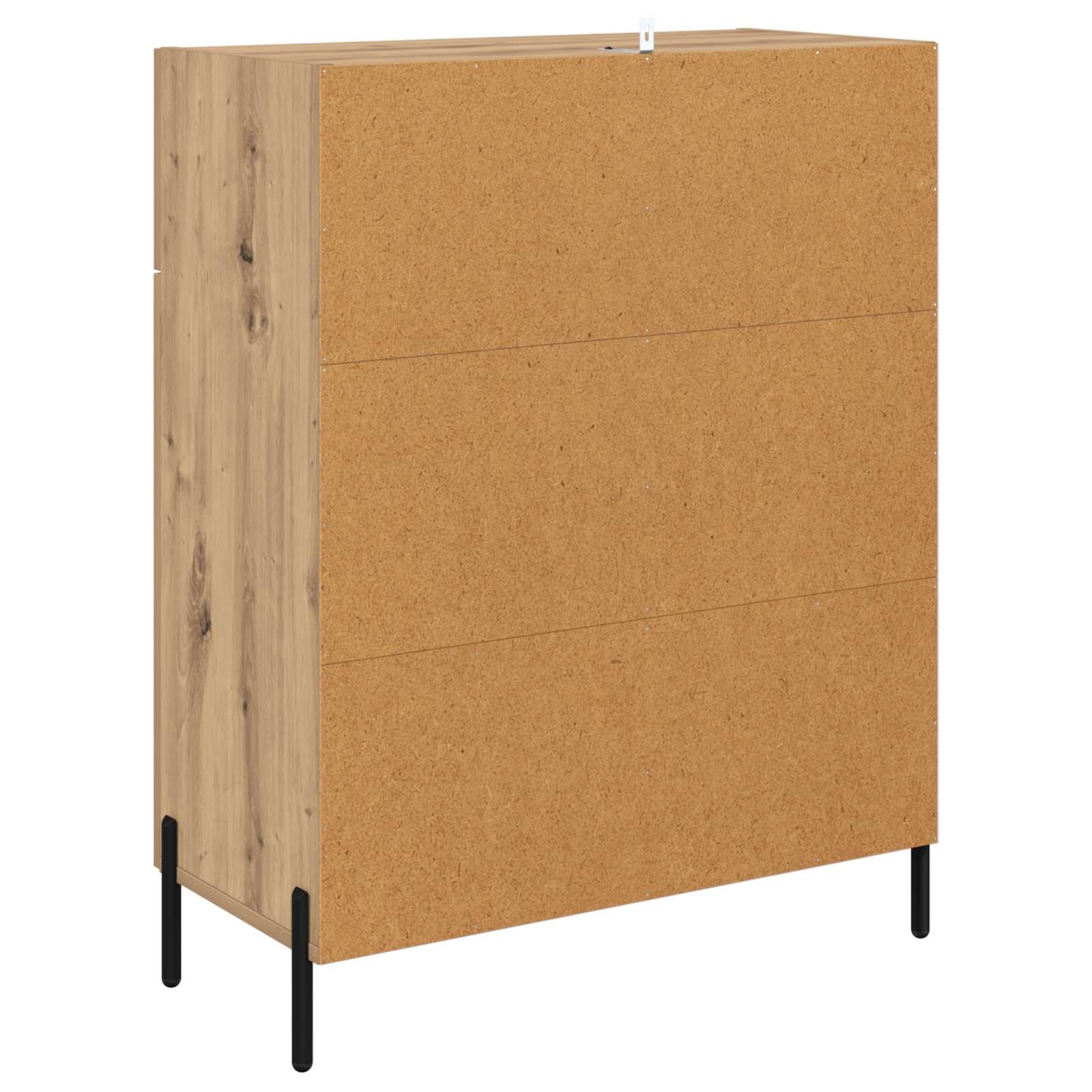 Dressoir met lade Artisan Eiken 69,5 x 34 x 90 cm Bewerkt hout is nu te koop bij PeponiXL, paradijselijk wonen!