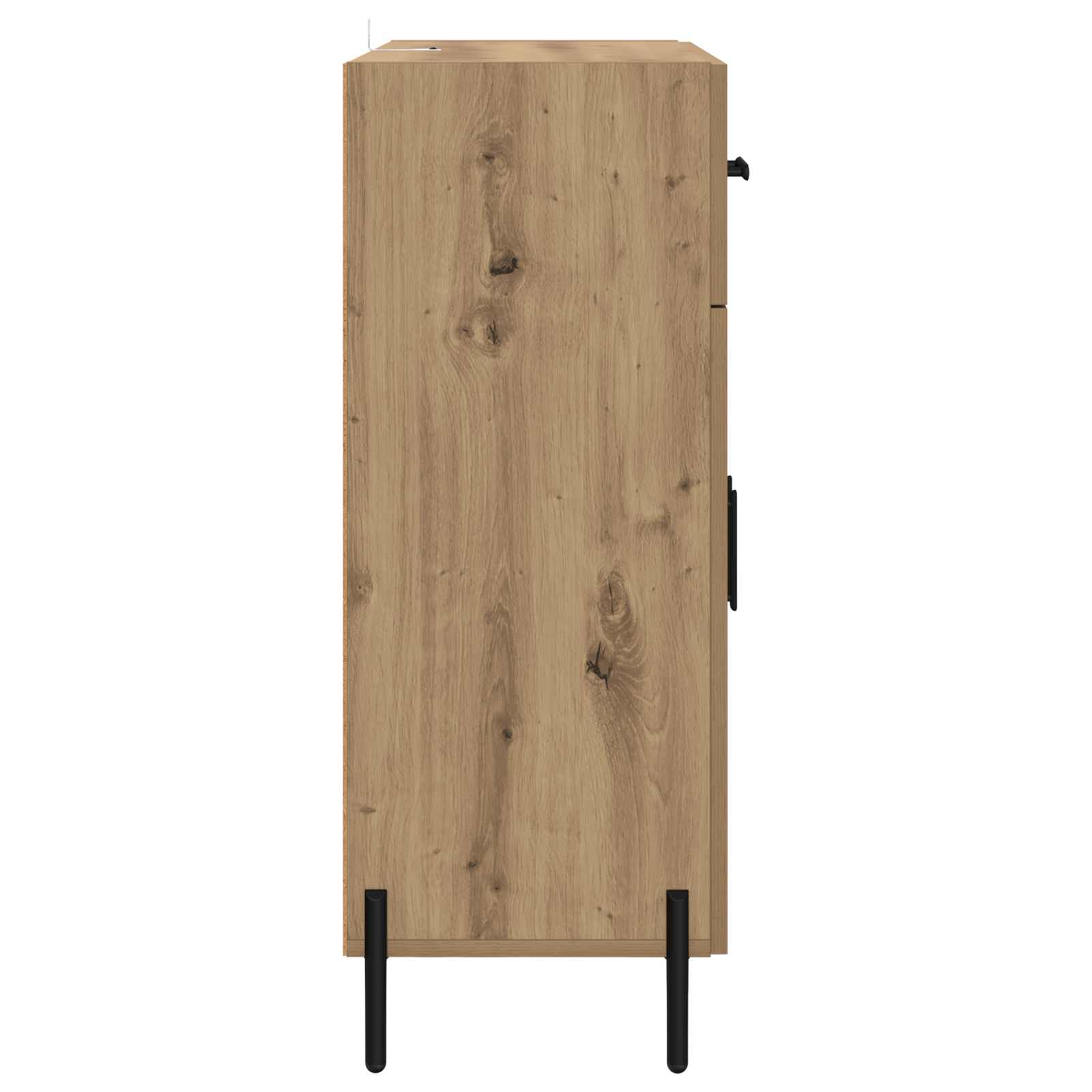 Dressoir met lade Artisan Eiken 69,5 x 34 x 90 cm Bewerkt hout is nu te koop bij PeponiXL, paradijselijk wonen!