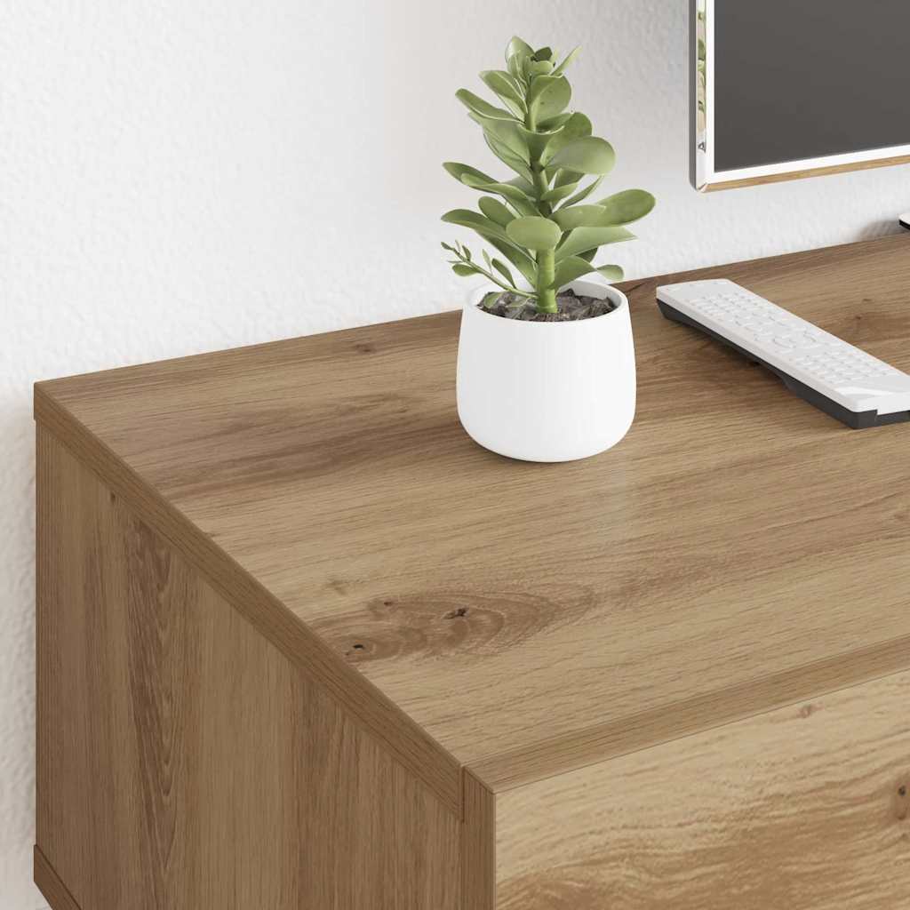 TV-kast met lade Artisan Eiken 150 x 36 x 30 cm Bewerkt hout is nu te koop bij PeponiXL, paradijselijk wonen!