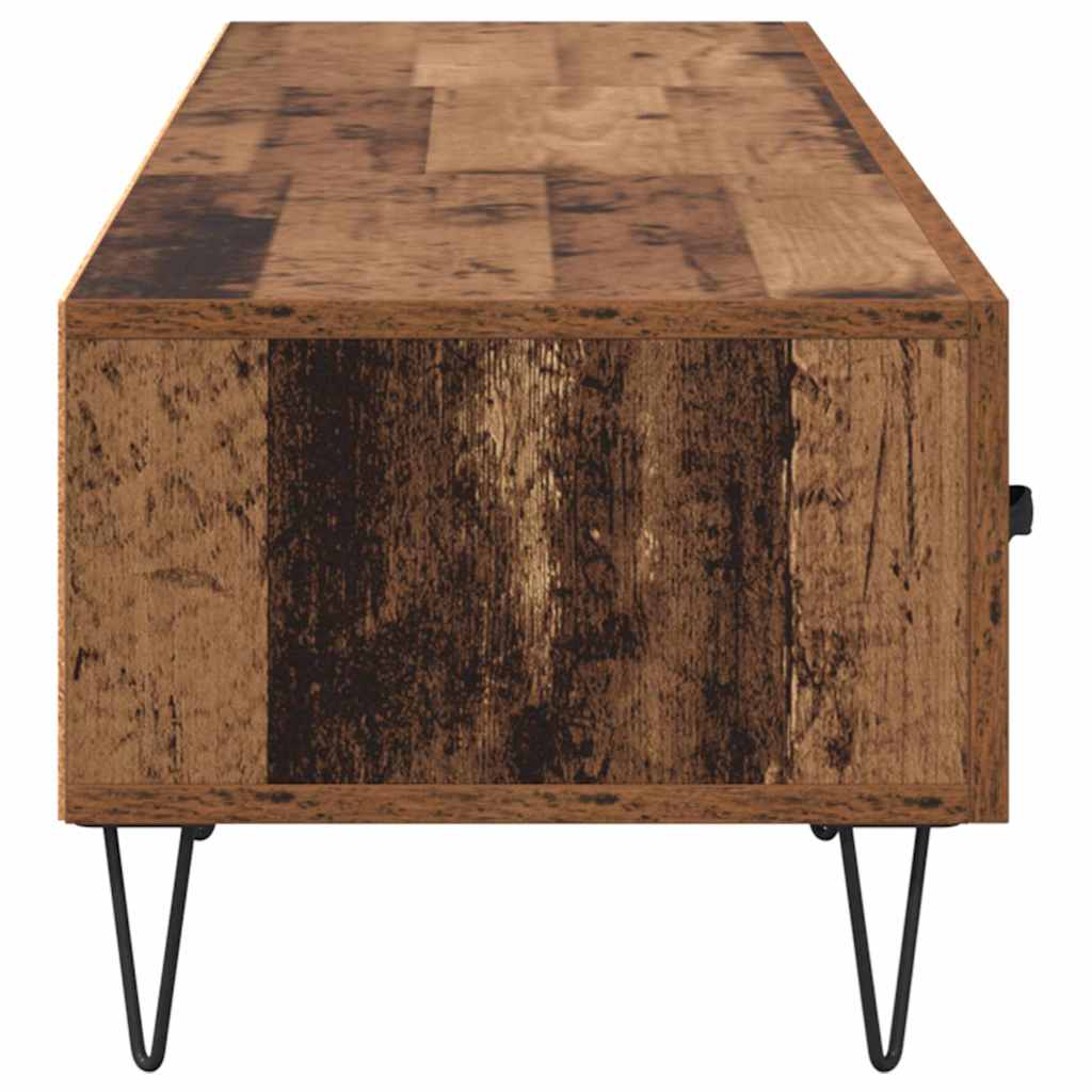 TV-kast met lade Oud hout 150 x 36 x 30 cm Bewerkt hout is nu te koop bij PeponiXL, paradijselijk wonen!
