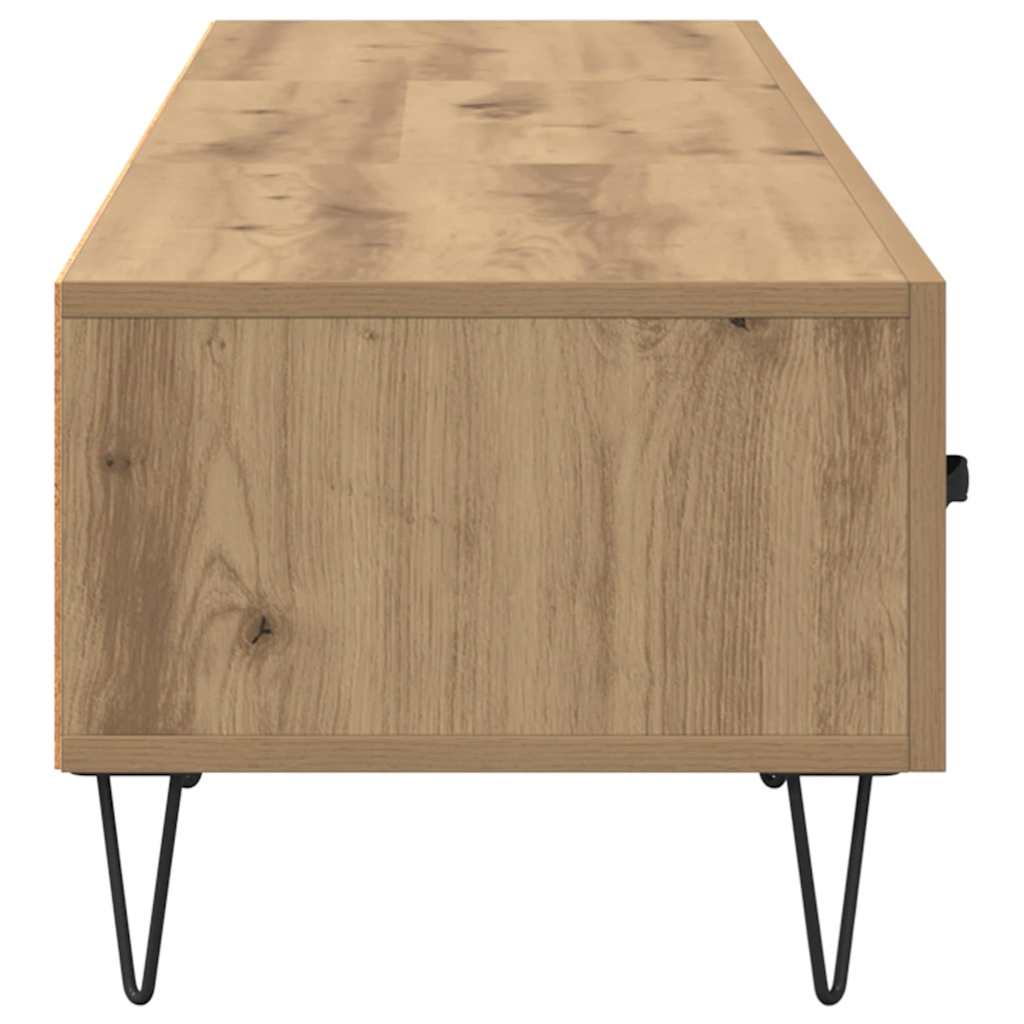 TV-kast artisanaal eikenkleurig 150 x 36 x 30 cm Bewerkt hout is nu te koop bij PeponiXL, paradijselijk wonen!
