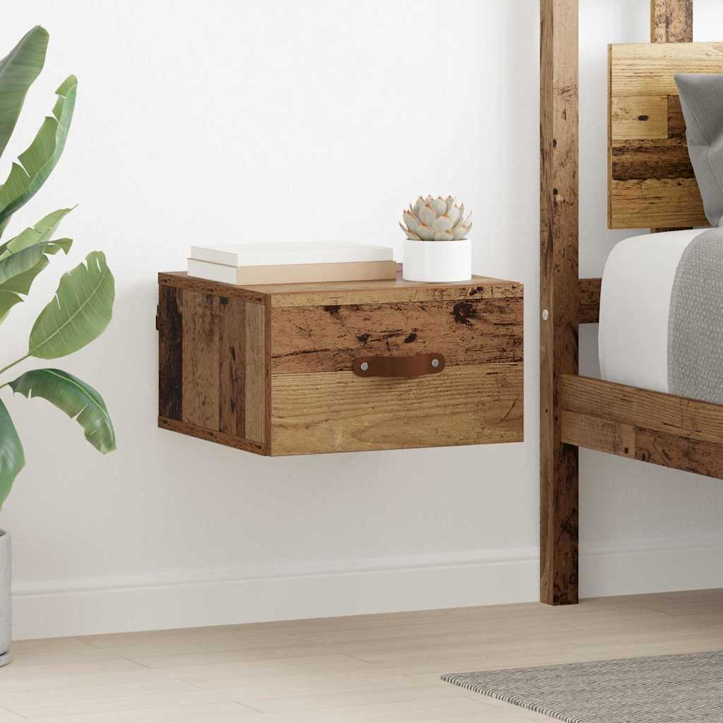 Wandkastje Oud Hout 35 x 35 x 20 cm Bewerkt hout is nu te koop bij PeponiXL, paradijselijk wonen!