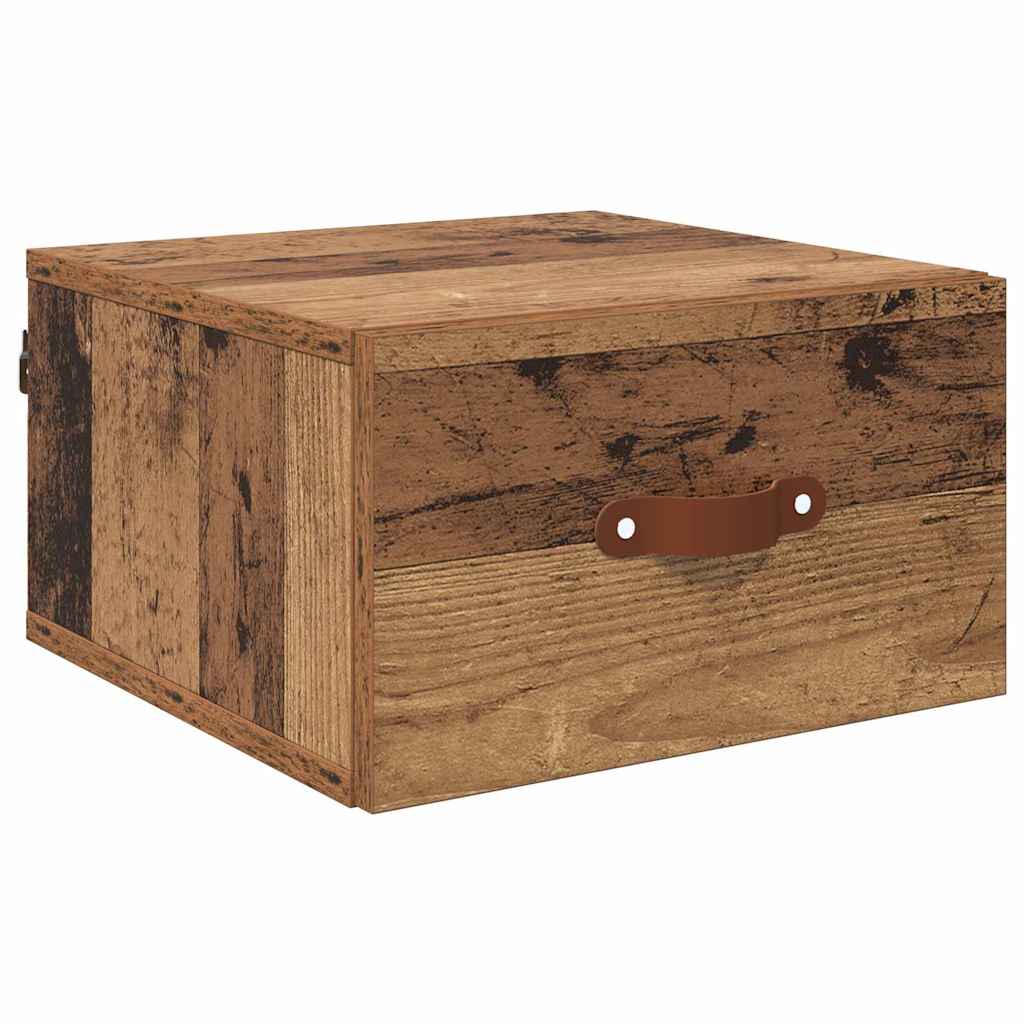 Wandkastje Oud Hout 35 x 35 x 20 cm Bewerkt hout is nu te koop bij PeponiXL, paradijselijk wonen!