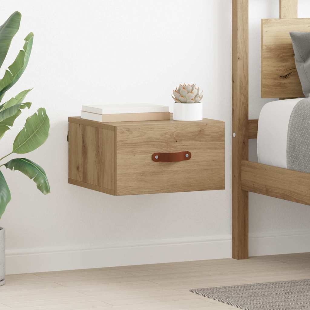 Wandkastje Artisan Eiken 35 x 35 x 20 cm Bewerkt hout is nu te koop bij PeponiXL, paradijselijk wonen!